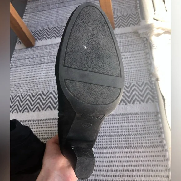 Circus by Sam Edelman Black Suede Heeled Boots - Picture 7 of 8